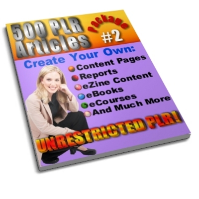 Product picture 500 Unrestricted PLR Articles Package 2